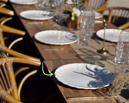 East Flat Tallrik 27 cm vit