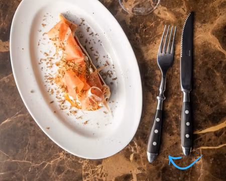 Matgaffel 205 mm Gourmé