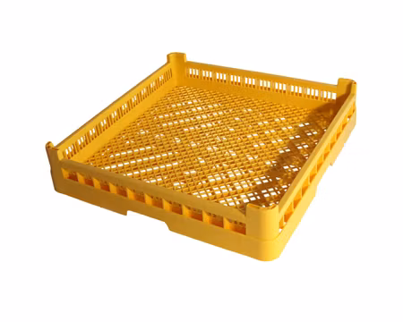 Diskkorg Bestick 50x50cm Gul