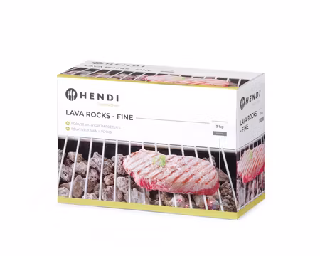 Lavasten Till Lavastengrillar, Fin 3 kg, HENDI