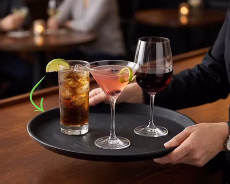 Barbricka 35,5 cm Svart