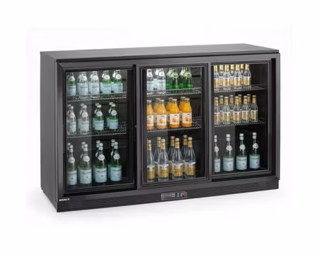 Barkyl Arktic Med 3 Självstängande Skjutdörrar, 1350x520x865mm 323 Liter, HENDI