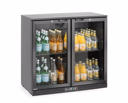 Barkyl 900x530x(h)870mm Självstängande Dubbeldörr 198Liter, HENDI