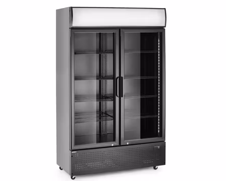 Drickakyl Självstängande Dubbeldörr låsbara, 1120x585x(h)1900mm 643Liter, HENDI