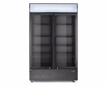 Drickakyl Självstängande Dubbeldörr låsbara, 1120x585x(h)1900mm 643Liter, HENDI