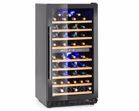 Vinkyl 2 Zoner För 72 Flaskor, 595x675x(h)1215mm Liter, HENDI