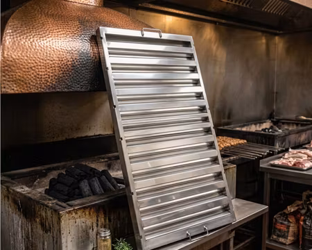 Fettfilter Med Flamskydd 495x245x25mm, BESTRO