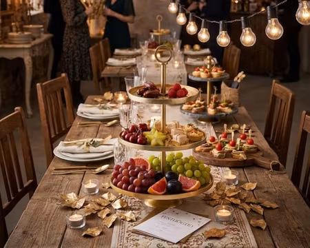 Etage Fat 3Våningar H:47cm, Guldfärgad Aluminium, STYLEPOINT