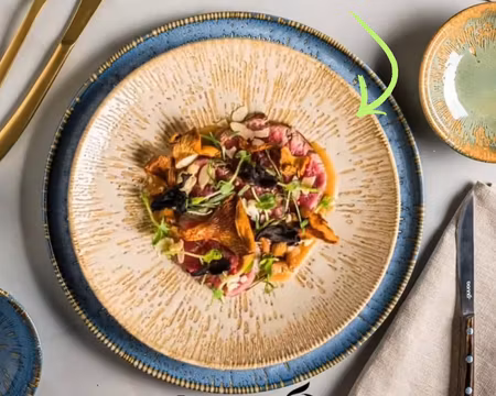 SNELL SAND Tallrik Gourmet flat D27cm