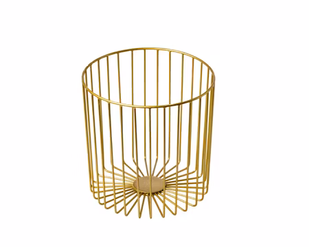 Korg Guldfärgad 23x23cm, STYLEPOINT