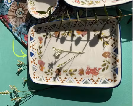 SPRING Fat/skål 15x9xH3cm