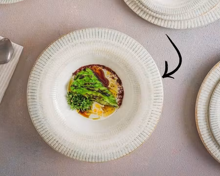 Galata Albus D28cm/H:5cm Djup Tallrik 490 cc