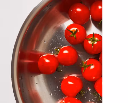 Agnelli Panna i Rostfri Med 2 Handtag, D20cm H4cm