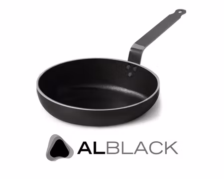 Agnelli Stekpanna Lyon Al Black D28cm, Ej Induktion