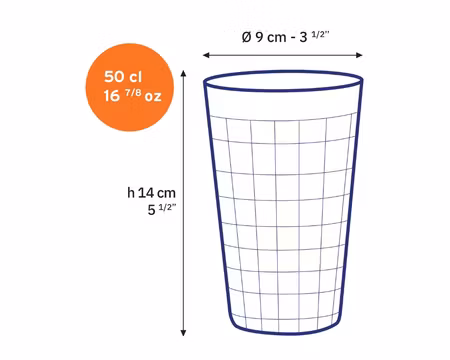 Duralex Prisme 50 cl Klar