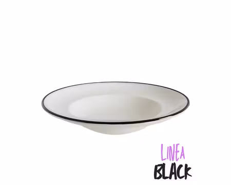 Linea Black Djup Tallrik 24cm