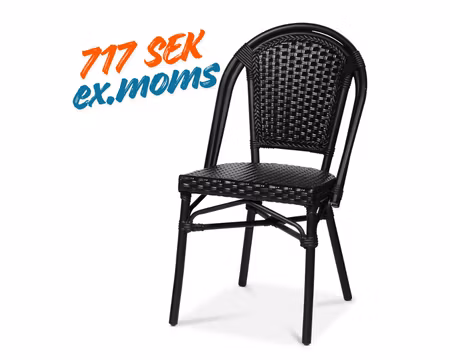 Stol Paris, Svart fiberrotting, Exxent