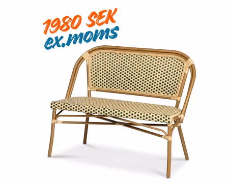 Paris 2 Sits Soffa, Grön/Cream Fiberrot, Exxent