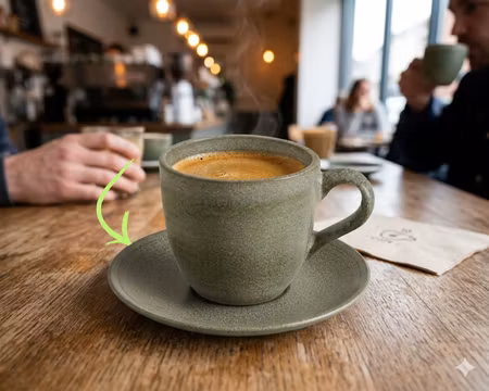 Adelfa Espressofat D13cm
