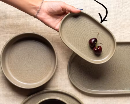 Adelfa Tallrik Oval D19 cm