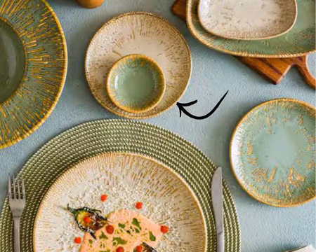 SNELL SAND Assiette Gourmet flat D17cm