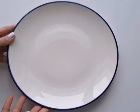 Linea Blue Flat Tallrik 25cm