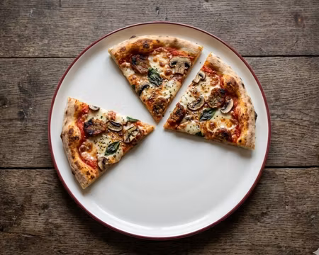 Linea Burgundy Pizza/Tallrik Flat D32cm