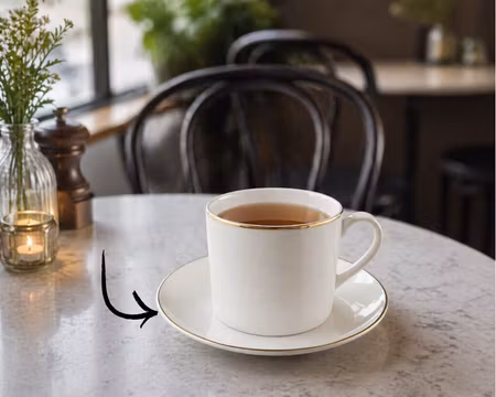 GOLD LINE Kaffefat 17cm