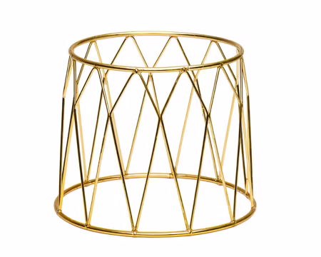 Buffeé Raiser Crown Gold 25x21xH20cm, STYLEPOINT