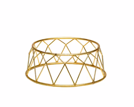 Buffeé Raiser Crown Gold 25x21xH10cm, STYLEPOINT