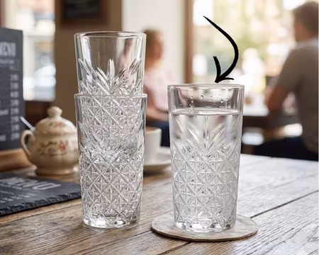 Timeless Glas Q:8cm-H:14,7cm/ 36cl Stapelbar, Pasabahce