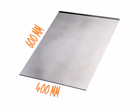 Degplåt 600x400x1,4 mm, Obehandlad