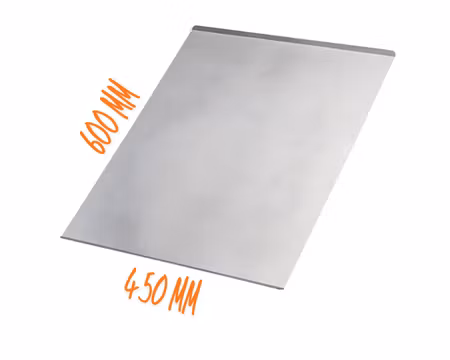 Slätplåt 600x450x1,4 mm, Obehandlad