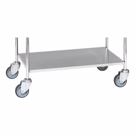 Bordsvagn Med 2 Hyllor, 840x430xH:960mm Kapacitet 200kg Rostfri, KONGAMEK
