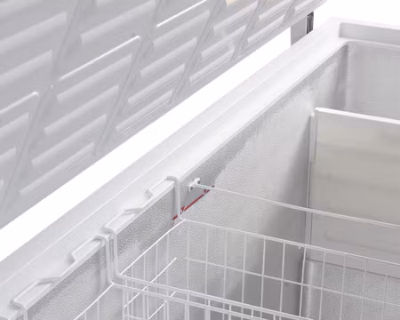 Glassfrysbox CF700S SL, 2060x716x903mm 660Liter, TEFCOLD