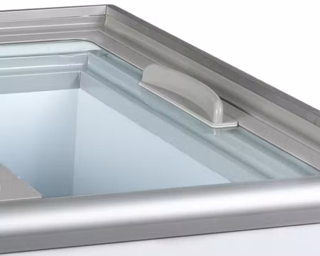 Glass frysbox IDA400-W1, 1344x694x867mm 426 Liter, TEFCOLD