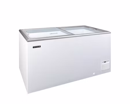 Glass frysbox IDA400-W1, 1344x694x867mm 426 Liter, TEFCOLD