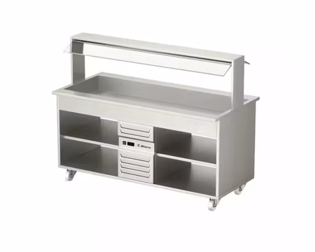 Salladsbuffé KBS 4xGN1/1-150, 1755x850x1360mm, Allthermo