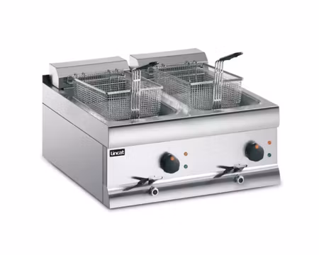 Fritös DF66, 2x9 Liter 6kW 60x45x33,5cm, LINCAT