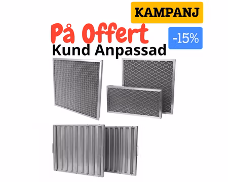 Kundanpassad CamMet Fettfilter Alu/RFR(På Offert)