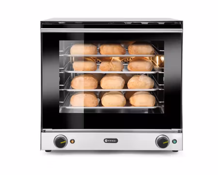 Konvektionsugn H90, 595x624x(h)572mm - 4xbrickor (437x314mm), HENDI