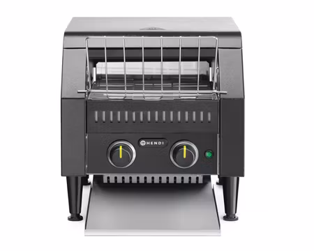 Genomgångsbrödrost 418x365x(h)390mm 2240W Svart, HENDI