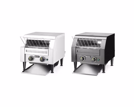 Genomgångsbrödrost 418x365x(h)390mm 2240W Svart, HENDI