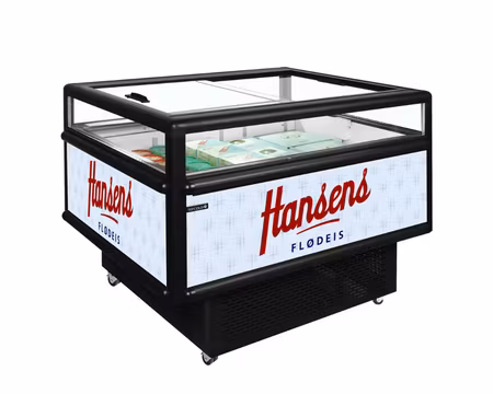Impulskyl/Frys UHD201 Black, 1255x1015x962mm 200 Liter, TEFCOLD
