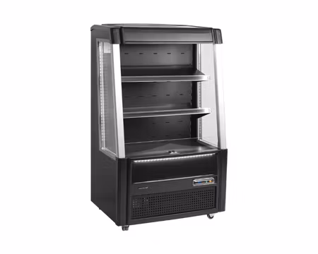 Displaykyl Låg Öppen Front ODC90 BLACK, 915x640x1540mm 289 Liter, TEFCOLD