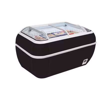 Kyl/Frysbox Stormarknad TWIN HEAD B-CF SVART, 1470x812x915mm 425 Liter, TEFCOLD