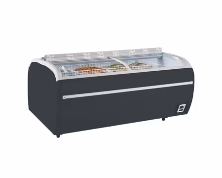 Kyl/Frysbox Stormarknad TWIN 220A-CF Antracite , 2150x1465x930mm 1697 Liter, TEFCOLD