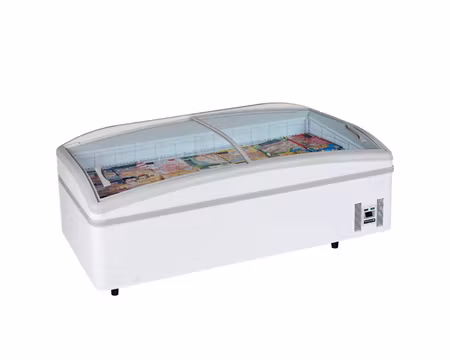 Kyl/Frysbox Stormarknad SHALLOW HEAD-CF VIT, 1990x920x790mm 540 Liter, TEFCOLD
