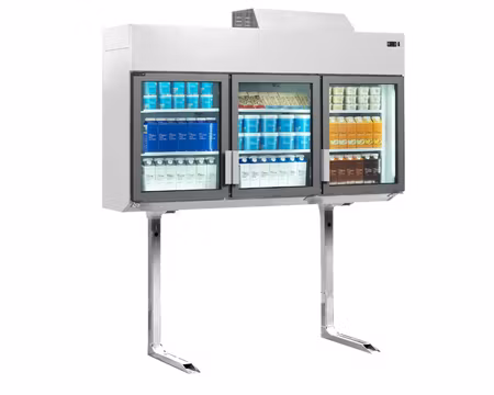 Väggfrys Till Stormarknader MTF185 VS VIT, 1850x745x2430mm 779 Liter, TEFCOLD