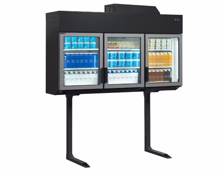 Väggfrys Till Stormarknader MTF210B VS SVART, 2100x745x2430mm 893 Liter, TEFCOLD